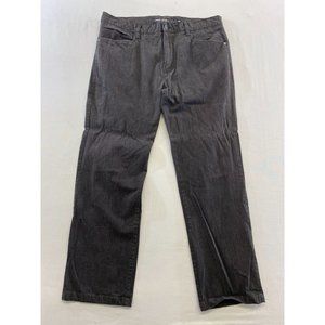 Point Zero Men's Gray Straight Leg Jeans Size 36 Flat Front Cotton Blend